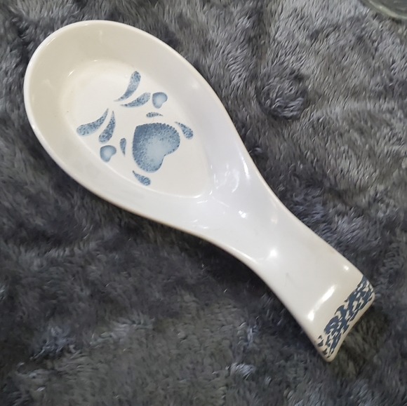 Corelle Coordinates Jay Imports Blue Hearts Stonewear Bundle - Picture 3 of 5